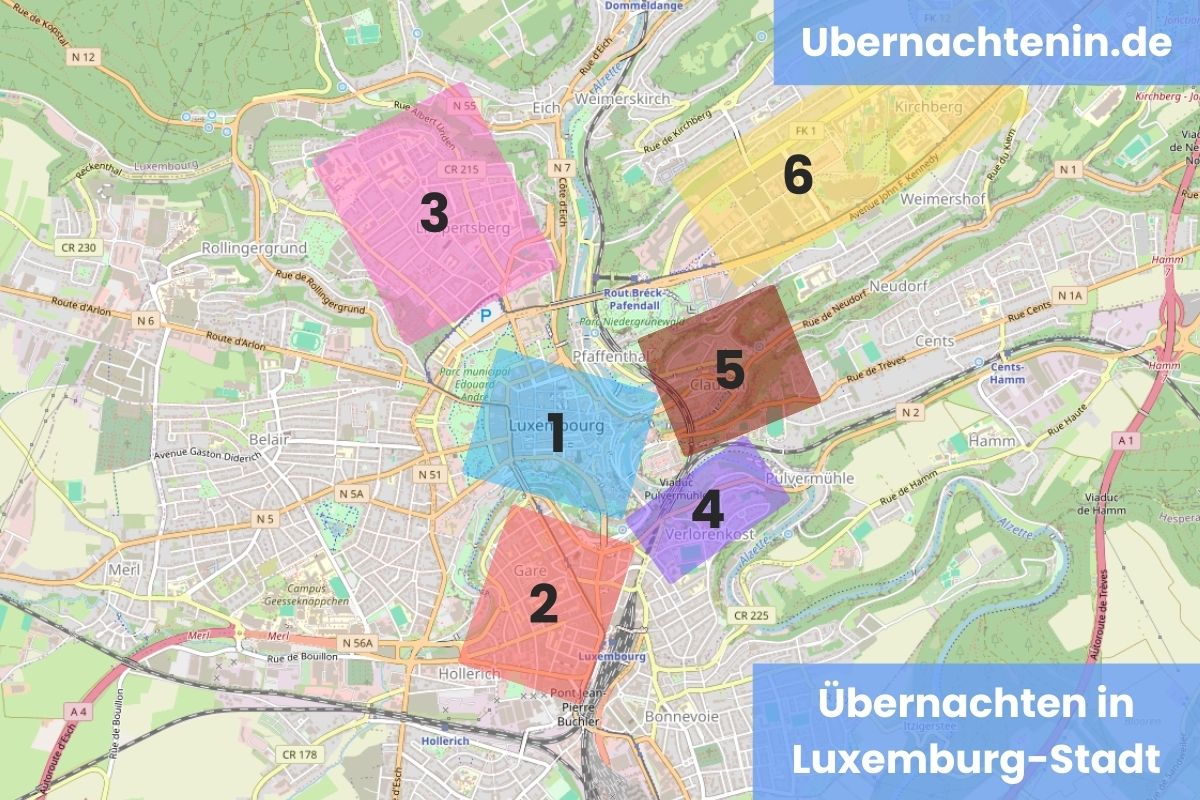 Übernachten im Luxemburg Stadt