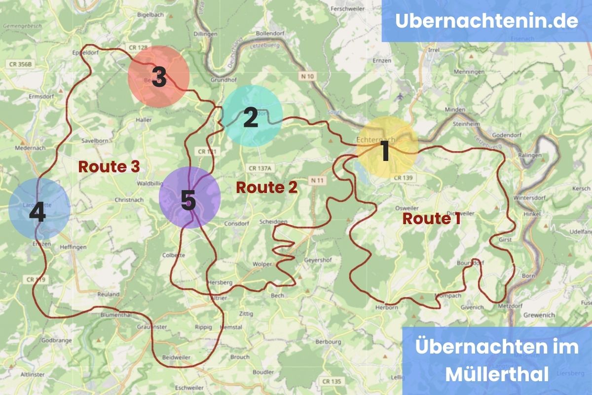 Übernachten im Müllerthal